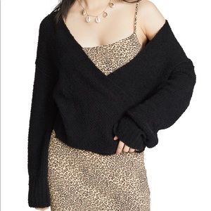 Free people wrap sweater